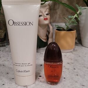 Calvin Klein Obsession Shower Gel and  Perfume Set